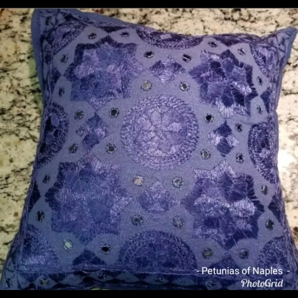 Morrocan Embroidered Pillow Cover